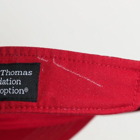 Wendys Employee Visor Mens Red OS - Picture 7 of 7